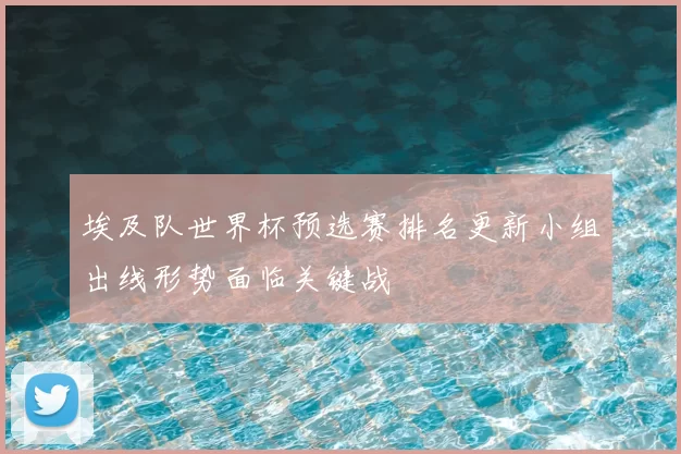 埃及队世界杯预选赛排名更新小组出线形势面临关键战